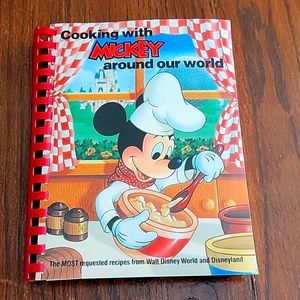 Cooking with Mickey around the world recipe book.